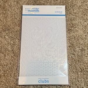 Spellbinders 3D Patchwork 3D Embossing Folder